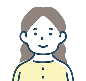 笑顔の女性のイラスト