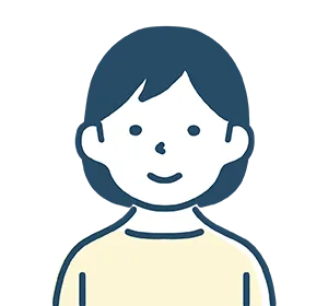 笑顔の女性のイラスト